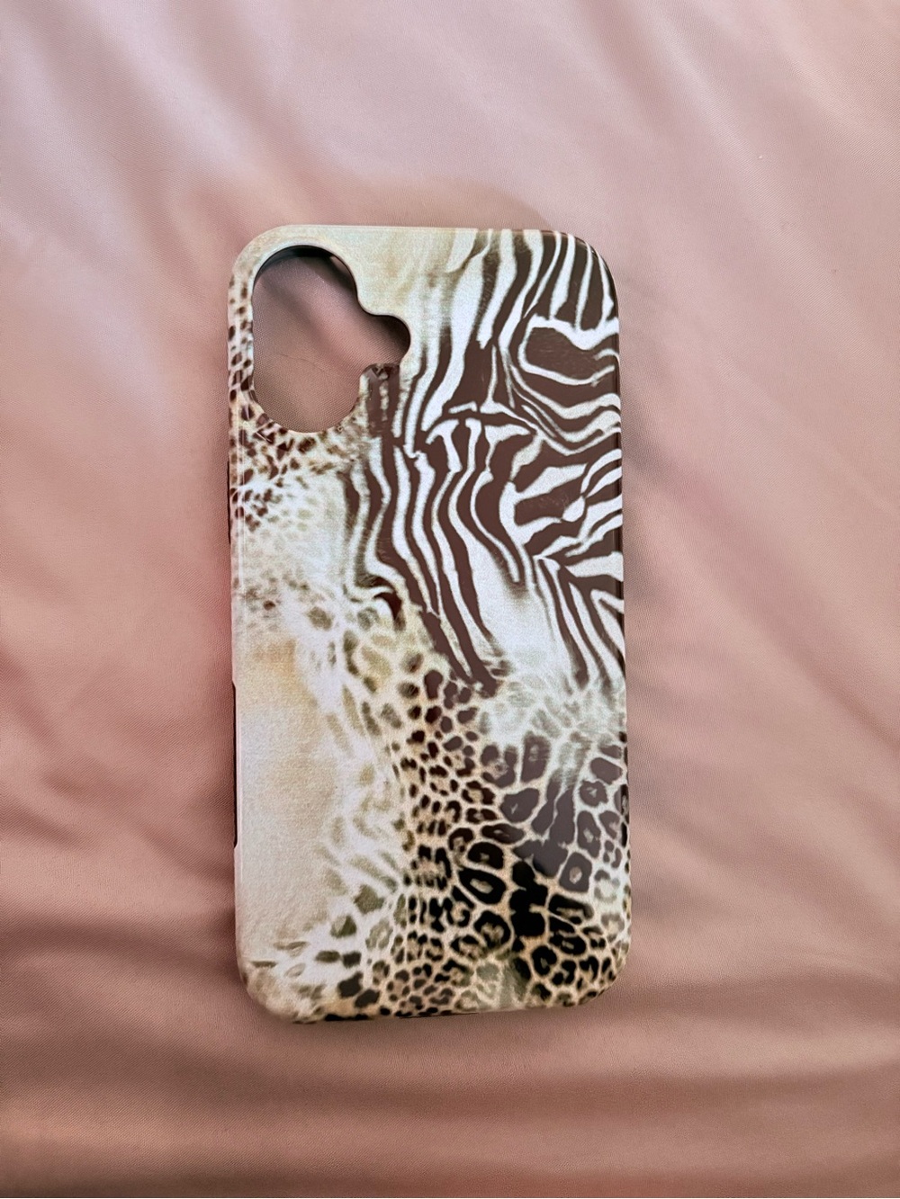 Casetify Brown & Cream Animal Print Phone Case